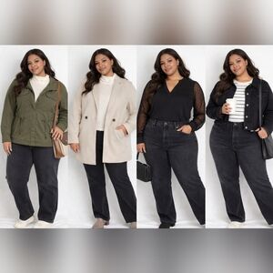 And Now This Ultra High-Rise Straight Leg Jeans – 22W – NWT